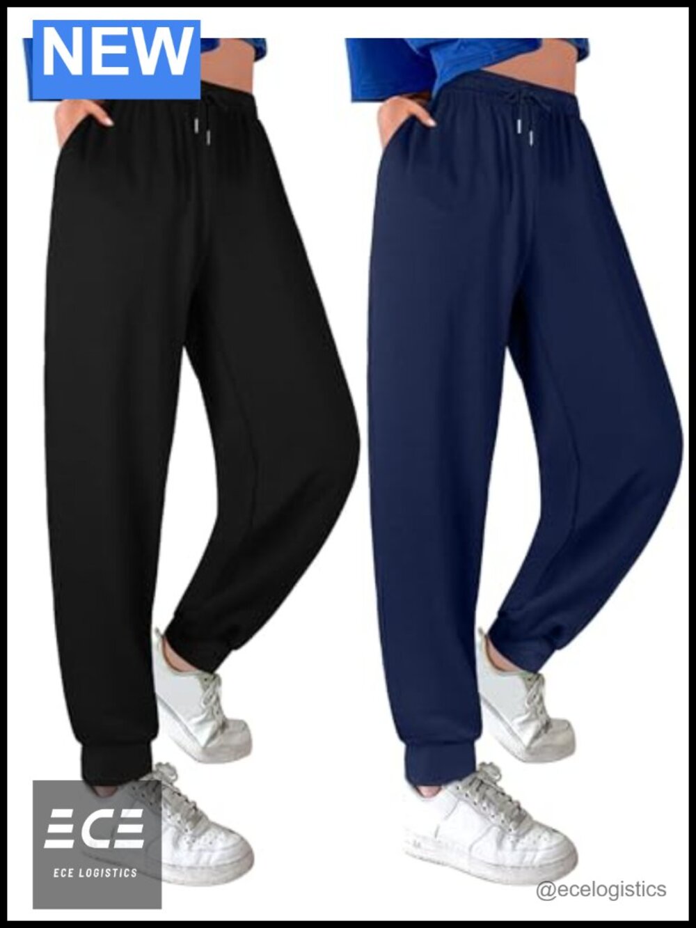 ASIMOON Women's Sweatpants with Pockets Loose Lightweight Stretch Yoga Lounge